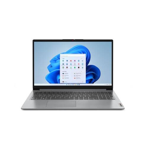 Lenovo IdeaPad 1 Dizüstü Bilgisayar, 15.6” FHD Ekran, AMD Ryzen 5 5500U, 8GB RAM, 512GB SSD, Windows 11 Home, 720p Kamera Gizlilik Kapanma Özelliğiyle, Akıllı Gürültü Önleme, Bulut Grisi - 1