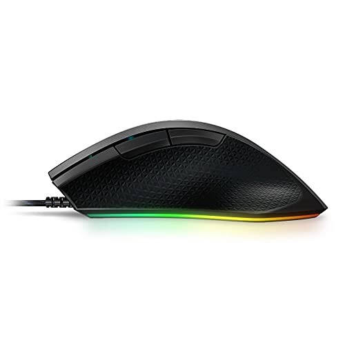 Lenovo Legion M500 RGB O'yin Sichqoni, 16000 DPI gacha 50G 400Ips, 7 ta Dasturlash mumkin bo'lgan Tugmalar, 3 ZONA 16.8 Million Rangli RGB, 10G ixtiyoriy Magnit Og'irlik, 3 ta O'rnatilgan Profil, 50 Million L/R Tugma Chidamliligi - 5