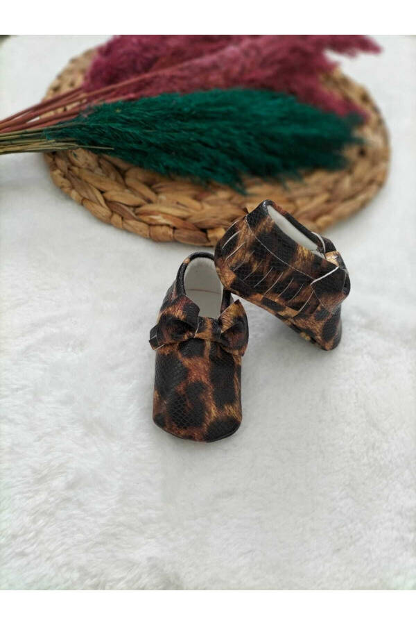 Leopard Print Baby Shoes - 1