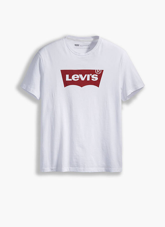 Levis 17783-0314 Bisiklet Yaka Standart Baskılı Beyaz Erkek T-Shirt - 3