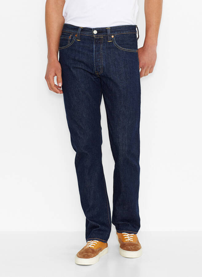 Levis 501 Orijinal Kalıp Erkek Denim Pantolon - 1