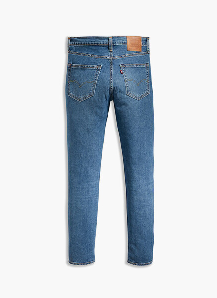 Levis 512 İndigo Erkek Normal Bel Dar Denim Pantolon CORFU SPANISH ANGELS 28833-0787 - 5