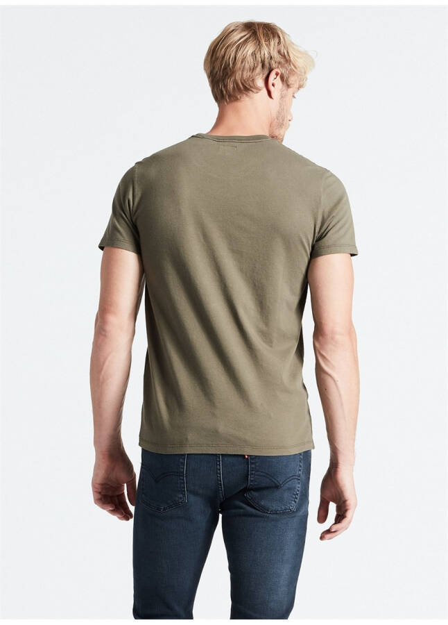 Levis 56605-0110_SS Original Hm Tee Lse Bisiklet Yaka Relaxed Düz Yeşil Erkek T-Shirt - 9