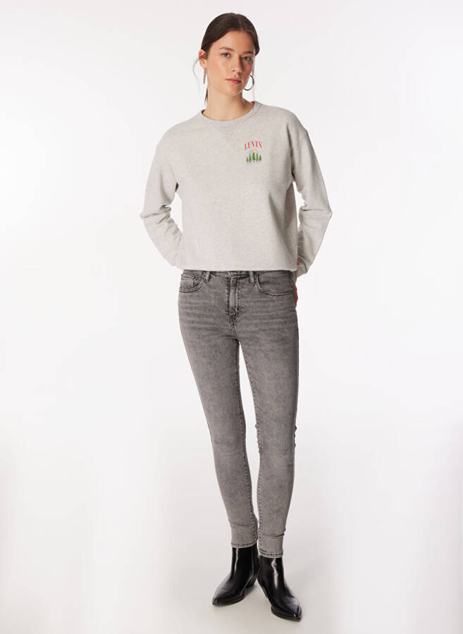 Levi's 721 Qora Ayollar uchun Yuqori Belli Jinsi Shimlar HIGH RISE SKINNY RIVER ROCK LSE - 6