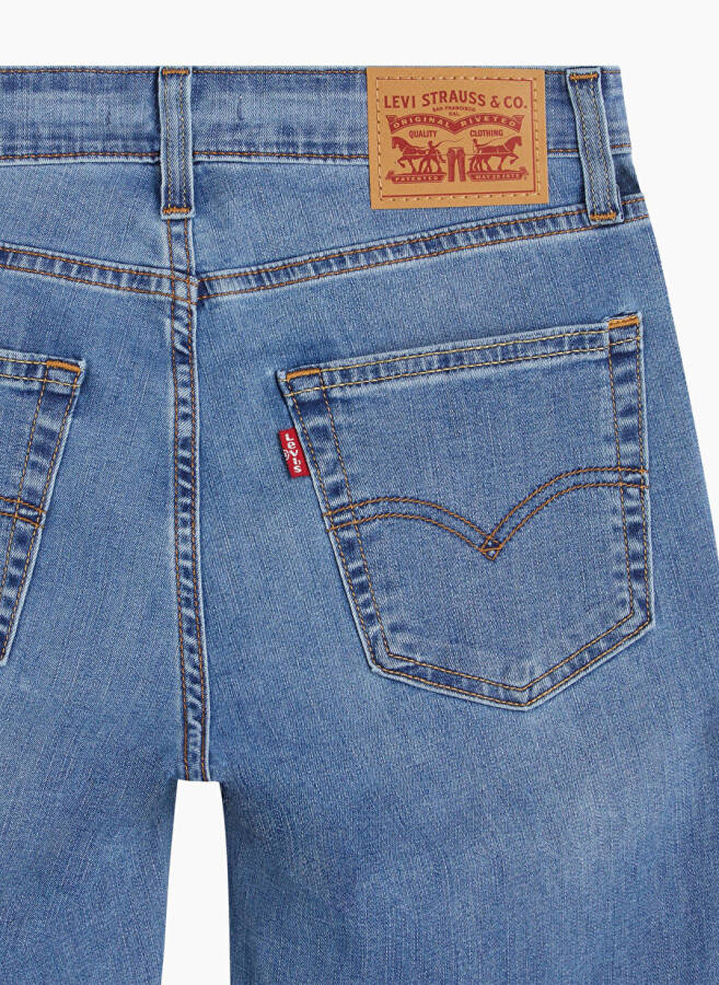 Levi's 721 Skinny Fit ochq oq rangli yuqori belli ayollar uchun jinsi shimlar - 6