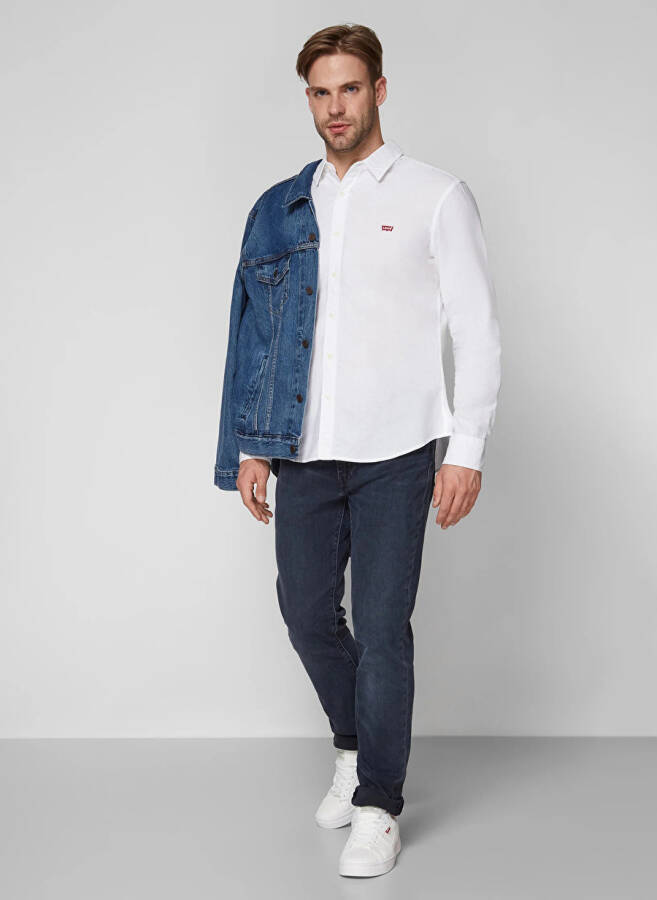 Levis 86625-0002 Ls Battery Shirt Slim Beyaz Erkek Gömlek - 3