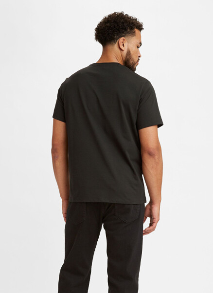 Levis Black Crew Neck Printed Men's T-Shirt - 2