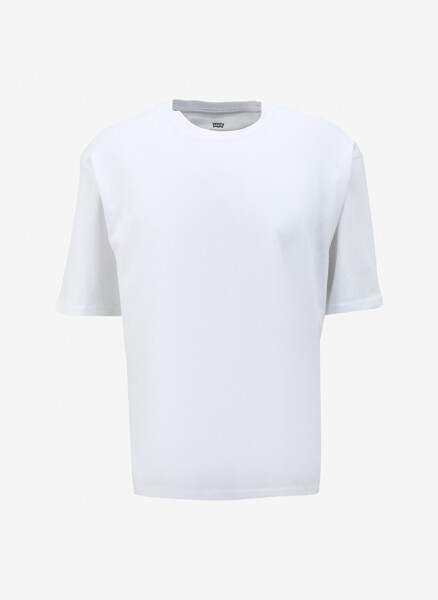 Levis Crew Neck Plain White Men's T-Shirt - 6