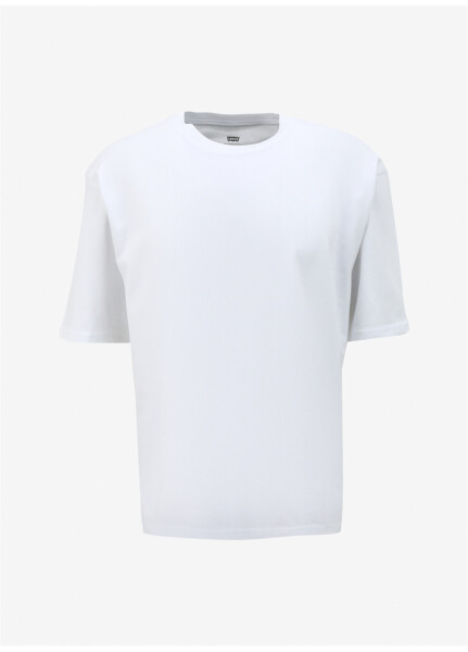 Levis Crew Neck Plain White Men's T-Shirt - 13