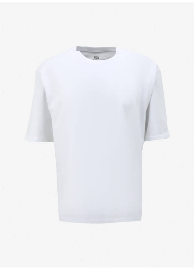 Levis Crew Neck Plain White Men's T-Shirt - 13