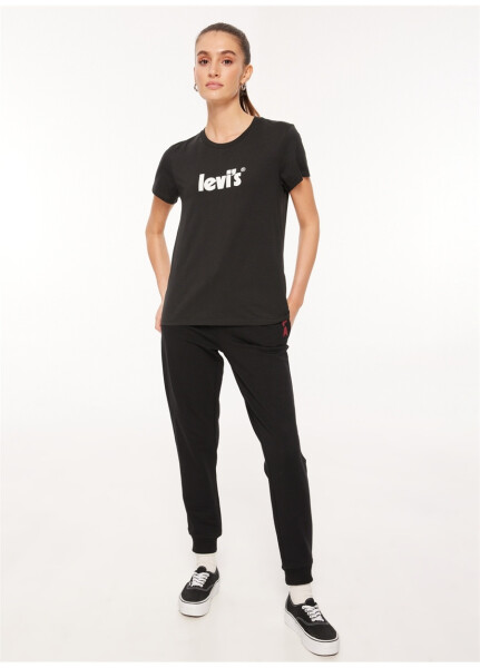 Levi's Crew Neck Printed Black Women's T-Shirt A2086-0103 LSE THE PERFECT TEE LSE - 13