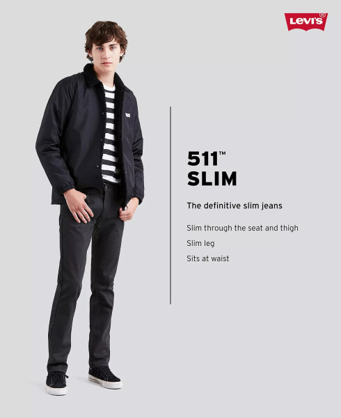 Levi's® Erkaklar 511™ Flex Slim Fit Jinsi Better Nights Dx - 4