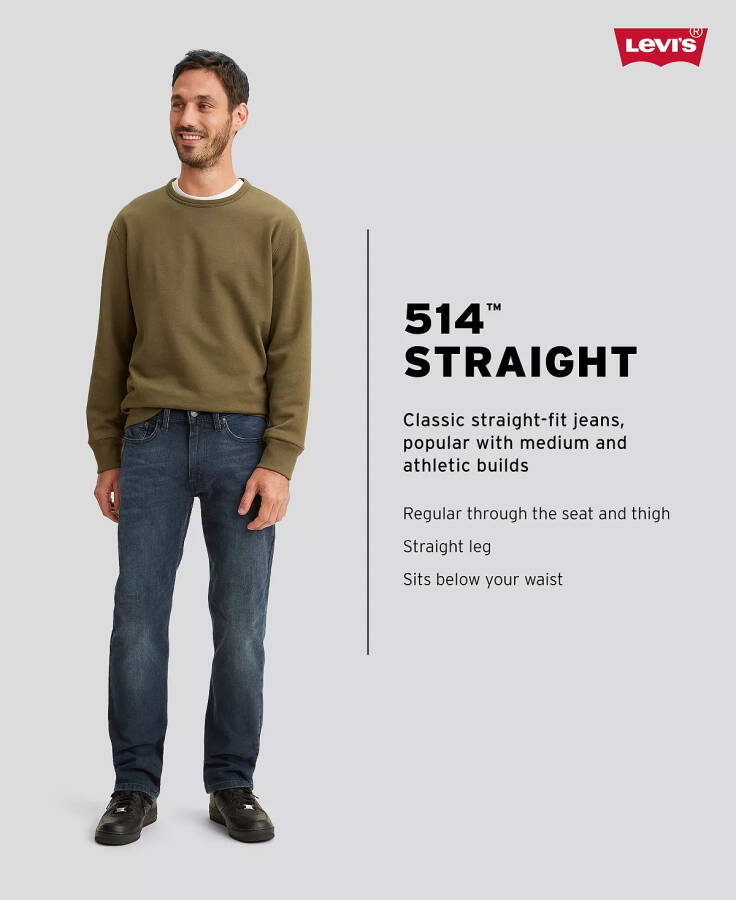 Levi's® Erkaklar uchun 514™ Flex To'g'ri Kesilgan Jinsi Shimlar Castilleja - 6