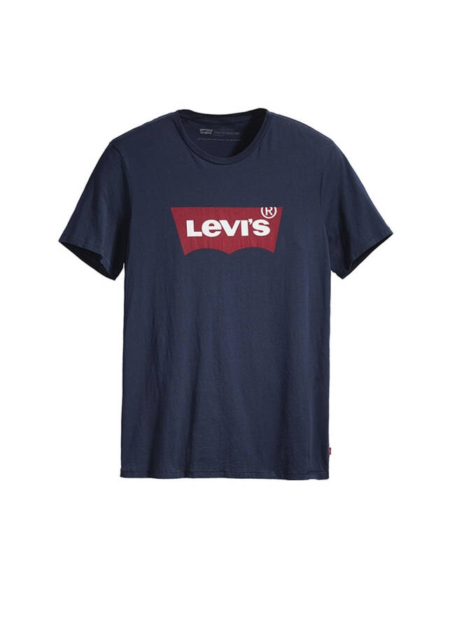 Levi's Erkaklar uchun ko'k rangli krujka bo'yinli futbolka - 6