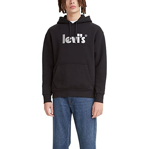 Levi's Erkek Grafik Kapüşonlu Sweatshirt (Büyük ve Uzun Bedenlerde Mevcut) - 1