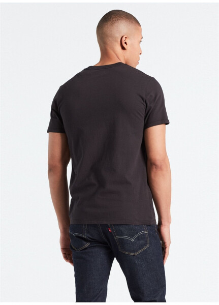 Levis Erkek Siyah Bisiklet Yaka T-Shirt - 9