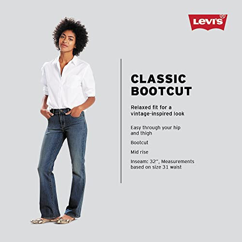 Levi's Kadın Klasik Bagaj Paça Kot Pantolon (Büyük Bedenlerde de Mevcut) - 11