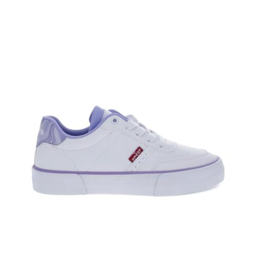 Levi's Kids Maribel Synthetic Leather Casual Lace Up Sneaker Shoe - 6