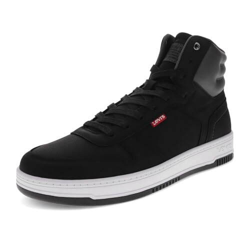 Levi's Mens Drive Hi CBL Synthetic Leather Casual Hightop Sneaker Shoe - 1