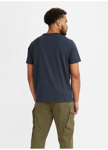 Levi's Men's Navy Blue Crew Neck T-Shirt - 5