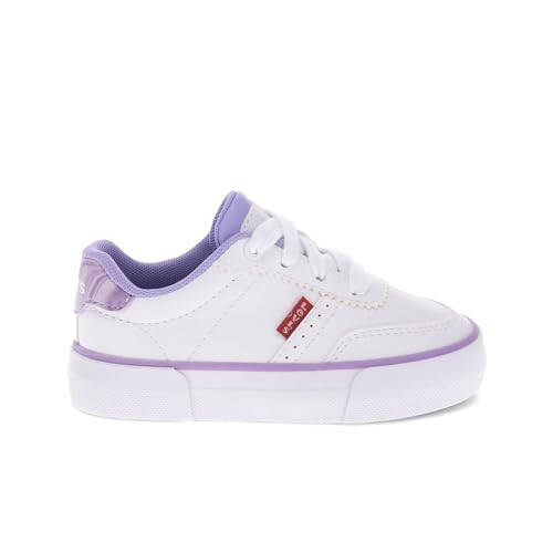 Levi's Toddler Maribel Synthetic Leather Casual Lace Up Sneaker Shoe - 6