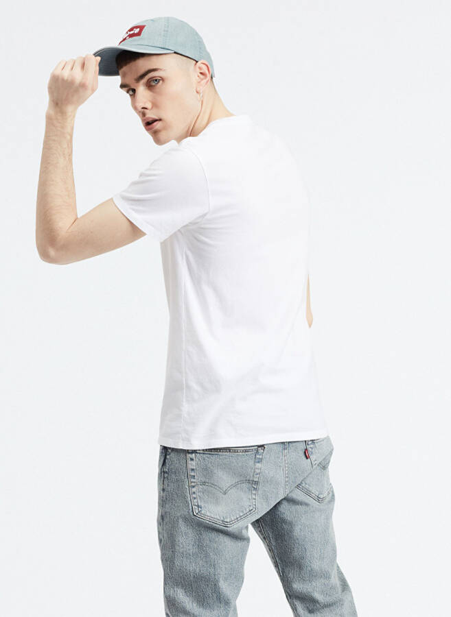 Levis White Crew Neck T-Shirt - 1