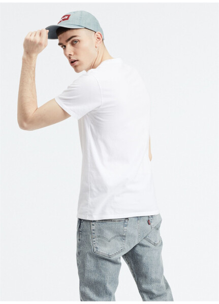 Levis White Crew Neck T-Shirt - 3