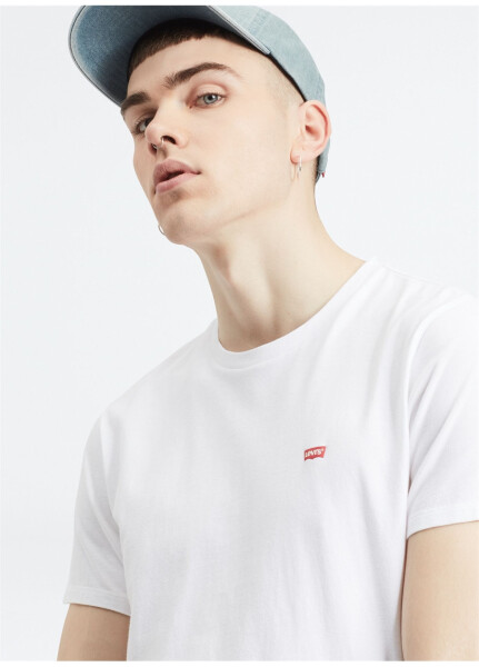 Levis White Crew Neck T-Shirt - 4