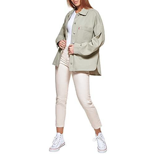 Levi's Women's Bull Twill Cotton Shirt Jacket - 1