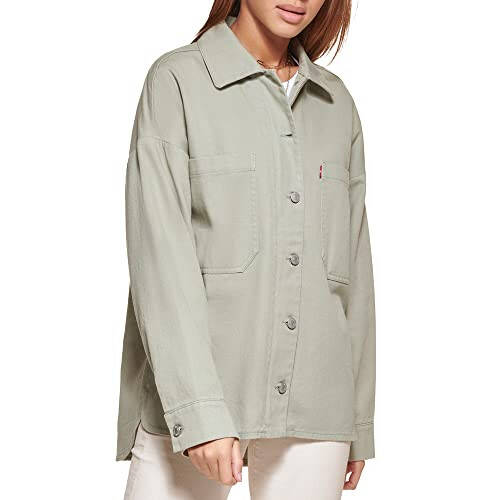 Levi's Women's Bull Twill Cotton Shirt Jacket - 4