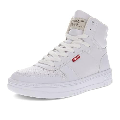 Levi's Womens Drive Hi Synthetic Leather Casual Hightop Sneaker Shoe - 1