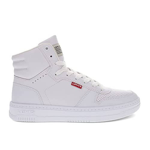 Levi's Womens Drive Hi Synthetic Leather Casual Hightop Sneaker Shoe - 6