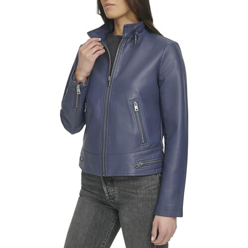 Levi's Women's Faux Leather Motocross Racer Jacket (Standard and Plus) - 5