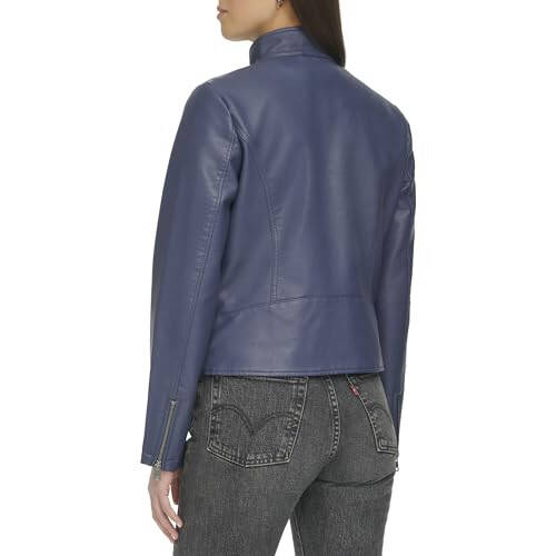 Levi's Women's Faux Leather Motocross Racer Jacket (Standard and Plus) - 6