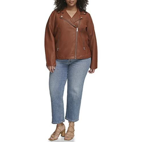 Levi's Women's The Classic Faux Leather Moto Jacket (Regular & Plus Size) - 14