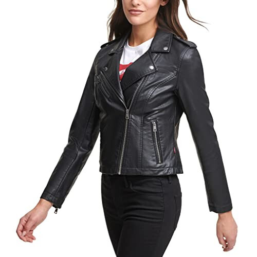 Levi's Women's The Classic Faux Leather Moto Jacket (Regular & Plus Size) - 3