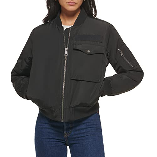 Levi's Women's Utility Flight Bomber Jacket - 1