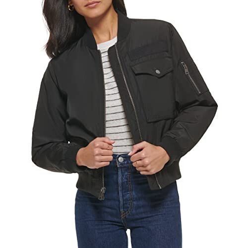 Levi's Women's Utility Flight Bomber Jacket - 3