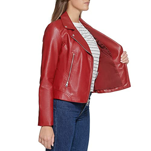 Levi's Women's Vegan Leather 538 Moto Jacket (Regular & Plus Size) - 8