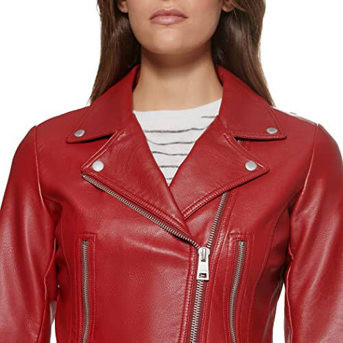 Levi's Women's Vegan Leather 538 Moto Jacket (Regular & Plus Size) - 9