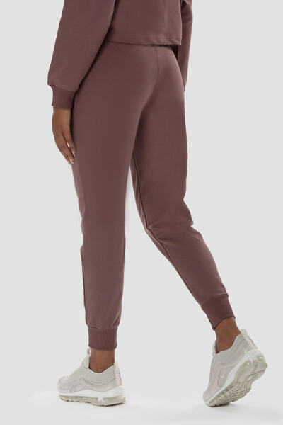 Lexa Carrot Cut Deep Rose Jogger Sweatpants - 5