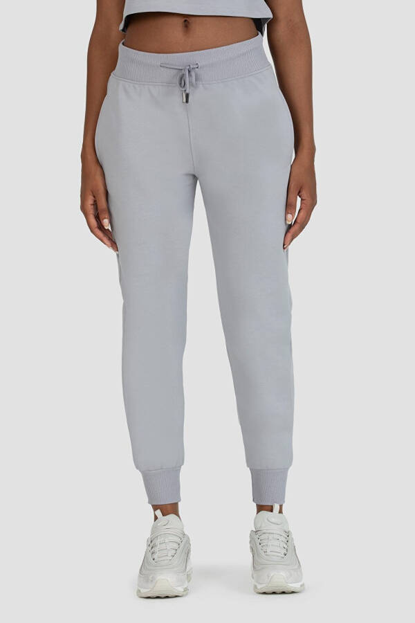 Lexa Carrot Cut Grey Jogger Sweatpants - 2