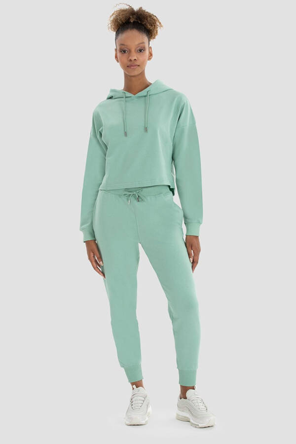 Lexa Carrot Cut Light Green Jogger - 1