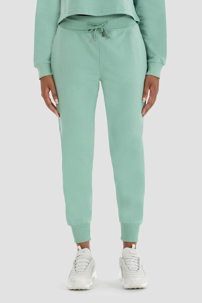 Lexa Carrot Cut Light Green Jogger - 2