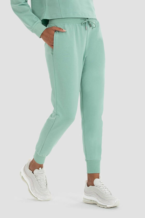 Lexa Carrot Cut Light Green Jogger - 3