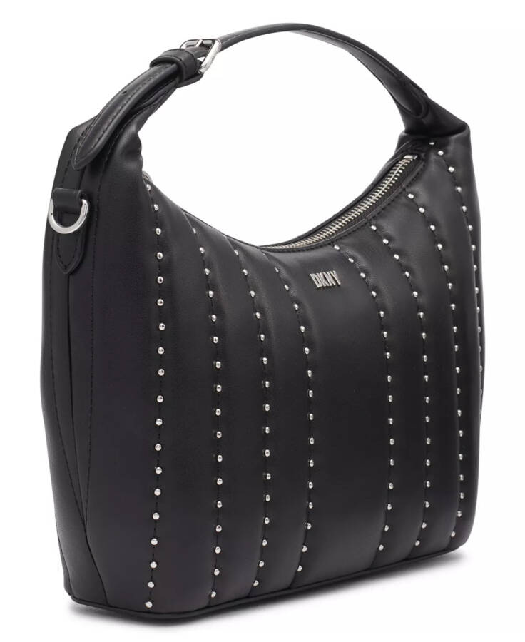 Lexington Park Top Zip Hobo Crossbody Black/silver - 3