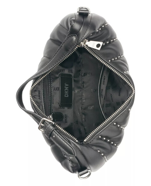 Lexington Park Top Zip Hobo Crossbody Black/silver - 4