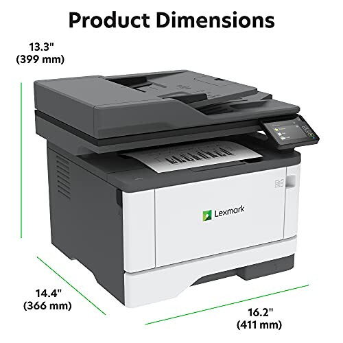 Lexmark MX431adw Laser Monochrome MFP Printer with Touchscreen, Copier Scanner Printer, Automatic Two-Sided Scanning, Wireless, Analog fax (29S0500) - 5