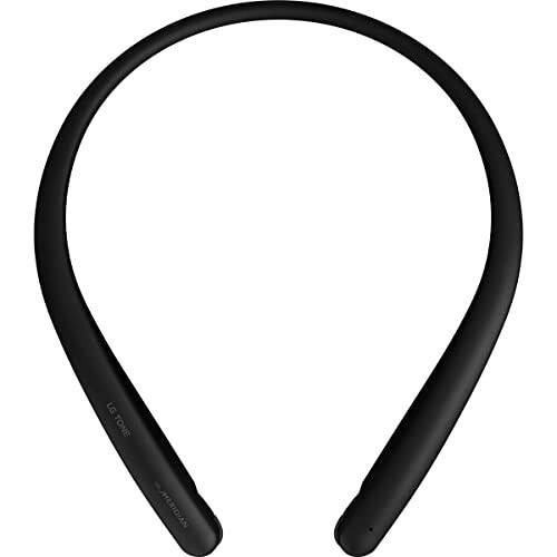 LG Tone Style HBS-SL5 Bluetooth Wireless Stereo Neckband Earbuds Tuned by Meridian Audio, Black, 2.3 - 7