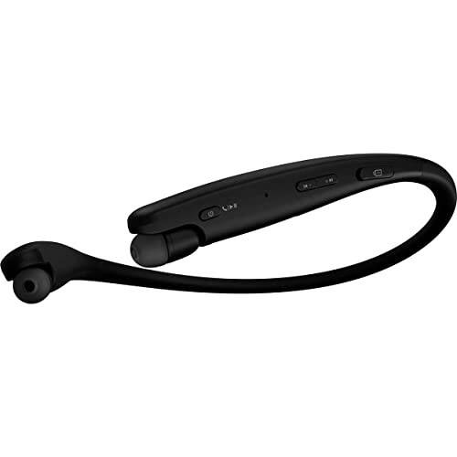 LG Tone Style HBS-SL5 Bluetooth Wireless Stereo Neckband Earbuds Tuned by Meridian Audio, Black, 2.3 - 12